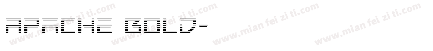 Apache Bold字体转换